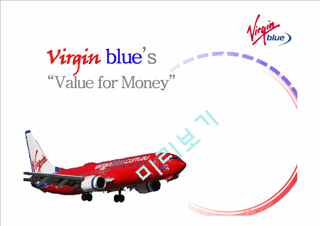 Virgin blue`sValue for Money   (1 )